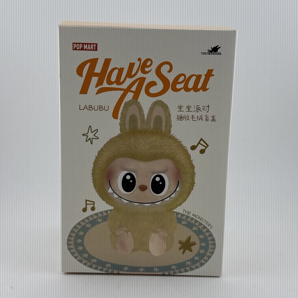 USA Authentic Labubu The Monsters Have A Seat (Single) Blind Box - Sealed Box